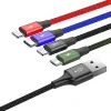 Cablu Date Baseus 4in1 2xLightning/Usb Type C/Micro Usb 3.5A 1.2M Negru