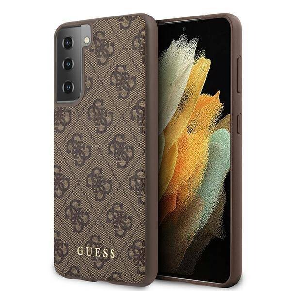 Husa Cover Guess 4G pentru Samsung Galaxy S21 Brown thumb