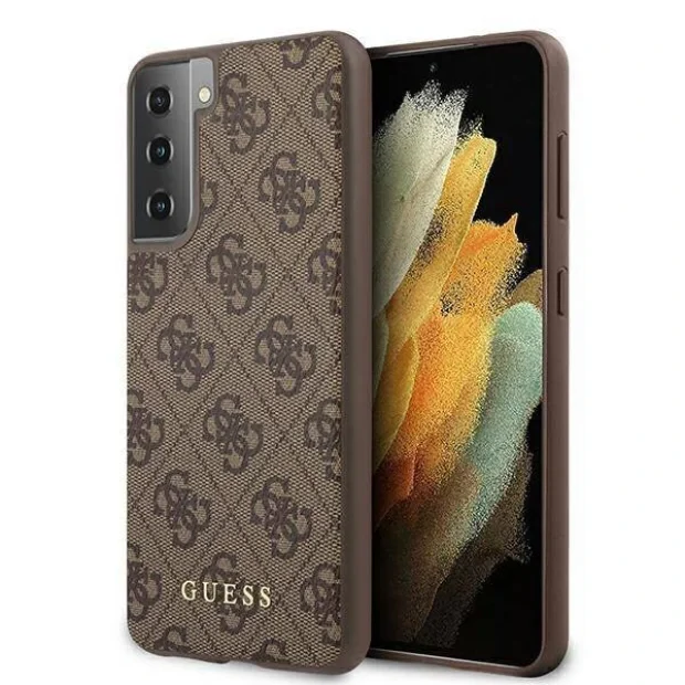 Husa Cover Guess 4G pentru Samsung Galaxy S21 Brown