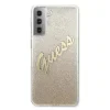 Husa Cover Guess Glitter Gradient pentru Samsung Galaxy S21 Gold
