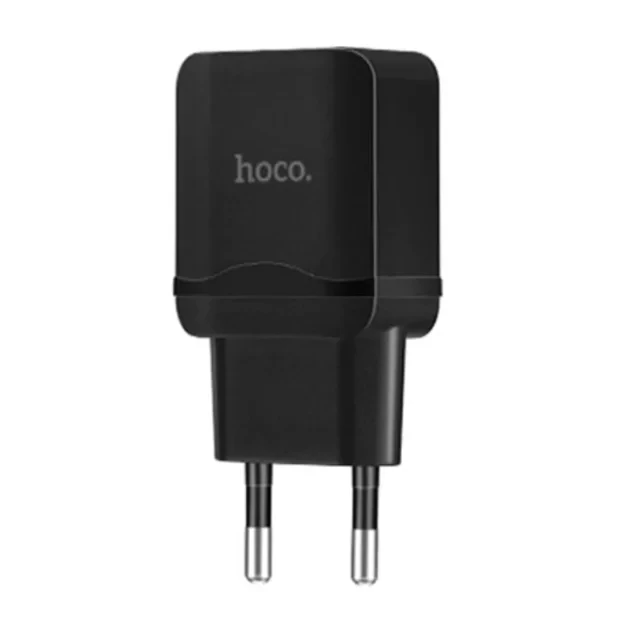 Incarcator Retea Hoco C22A 1xUSB + Cablu Micro USB Negru