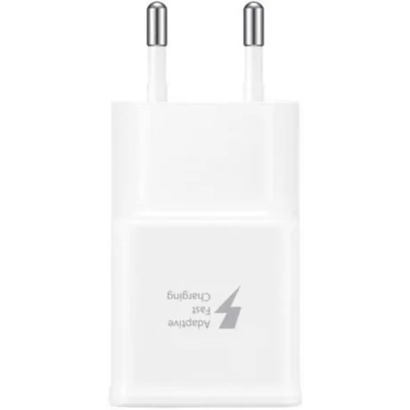 Incarcator de Retea USB C Samsung 15W + Cablu date USB-C Alb Fast Charging