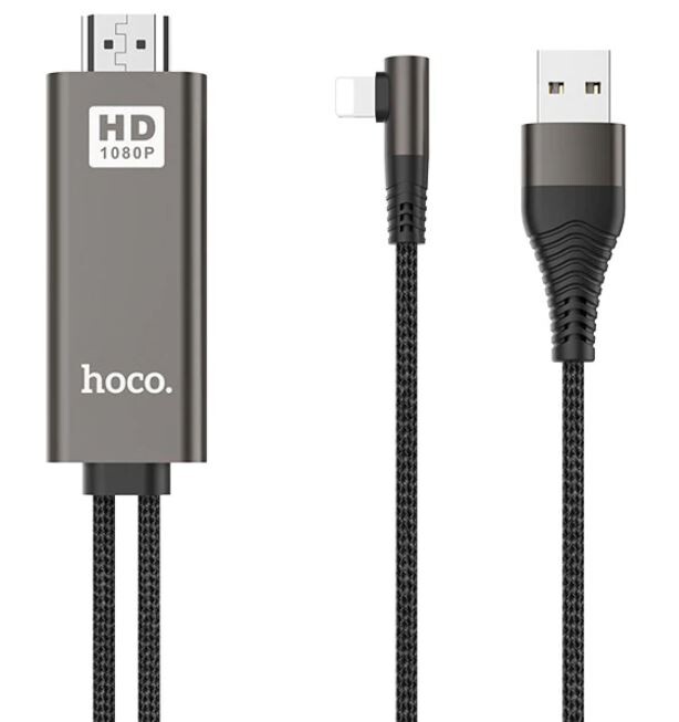 Adaptor Hoco UA14 HDMI to Lightning Negru thumb