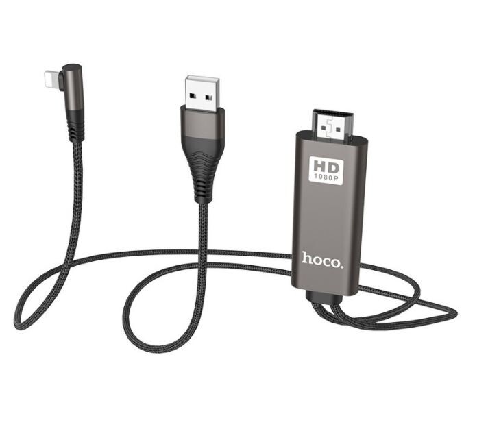 Adaptor Hoco UA14 HDMI to Lightning Negru thumb