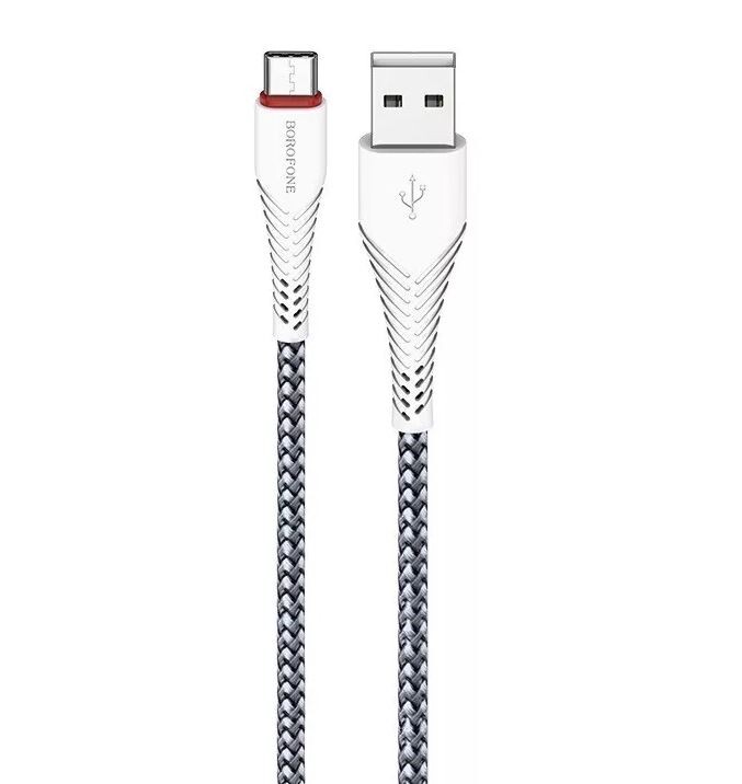 Cablu Date Type C Borofone BX25 Powerful 1m Alb thumb