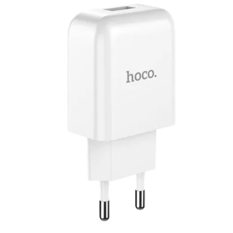 Incarcator Retea Hoco N2 Vigour 1xUSB 2.1A Alb