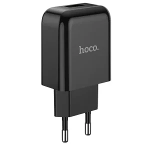 Incarcator Retea Hoco N2 Vigour 1xUSB 2.1A Negru