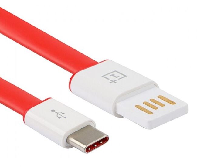 Cablu Date Usb la Usb-Type C OnePlus 1m Bulk Rosu thumb
