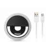 Lampa Led Ring pentru Selfie cu Cablu Date Micro Usb Negru