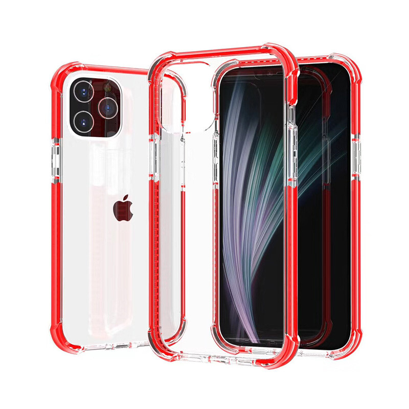 Husa Cover Hard X-Fitted Defender Air pentru iPhone 12 Mini Rama Rosu thumb