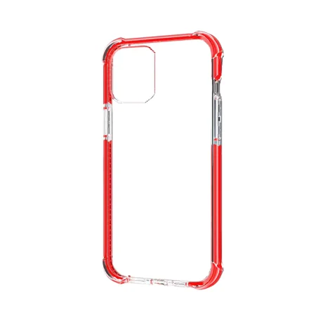 Husa Cover Hard X-Fitted Defender Air pentru iPhone 12/12 Pro Rama Rosu