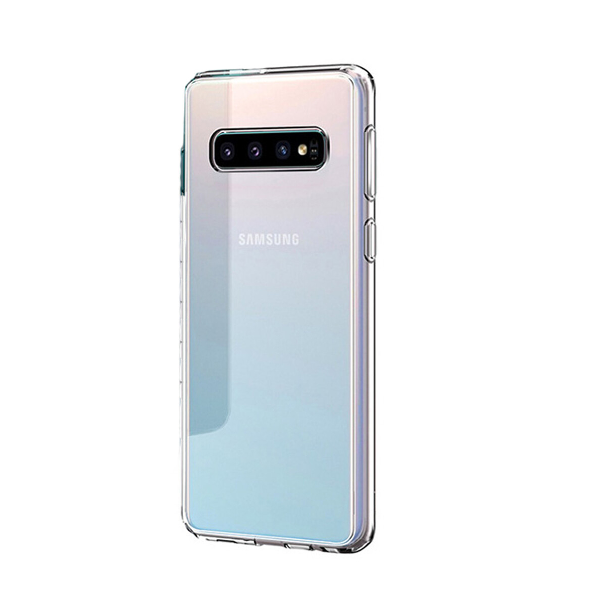 Husa Cover Silicon X-Fitted Antimicrobial pentru Samsung Galaxy S10 Transparent thumb