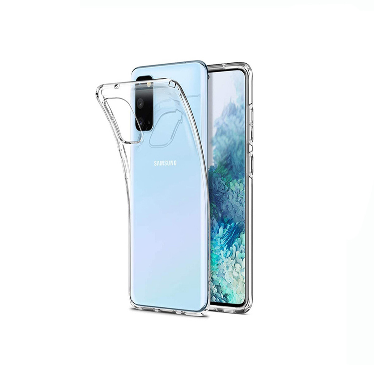 Husa Cover Silicon X-Fitted Antimicrobial pentru Samsung Galaxy S20 Transparent thumb