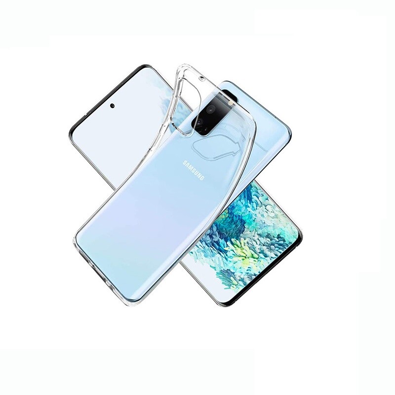 Husa Cover Silicon X-Fitted Antimicrobial pentru Samsung Galaxy S20 Transparent thumb