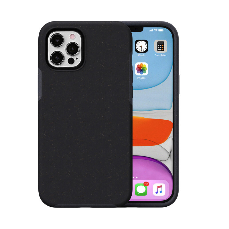 Husa Cover Silicon X-Fitted Degradation Soft pentru iPhone 12 Pro Max Negru thumb