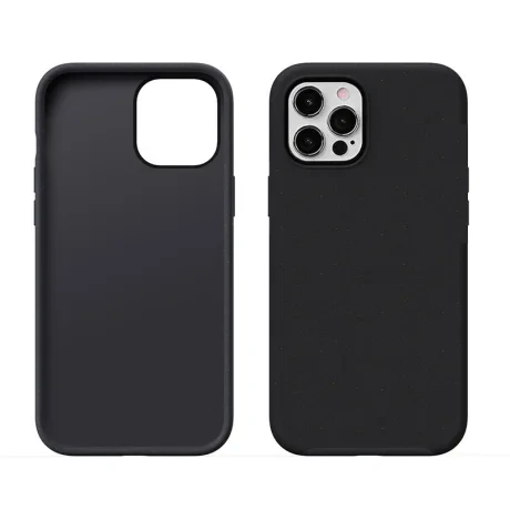 Husa Cover Silicon X-Fitted Degradation Soft pentru iPhone 12 Pro Max Negru