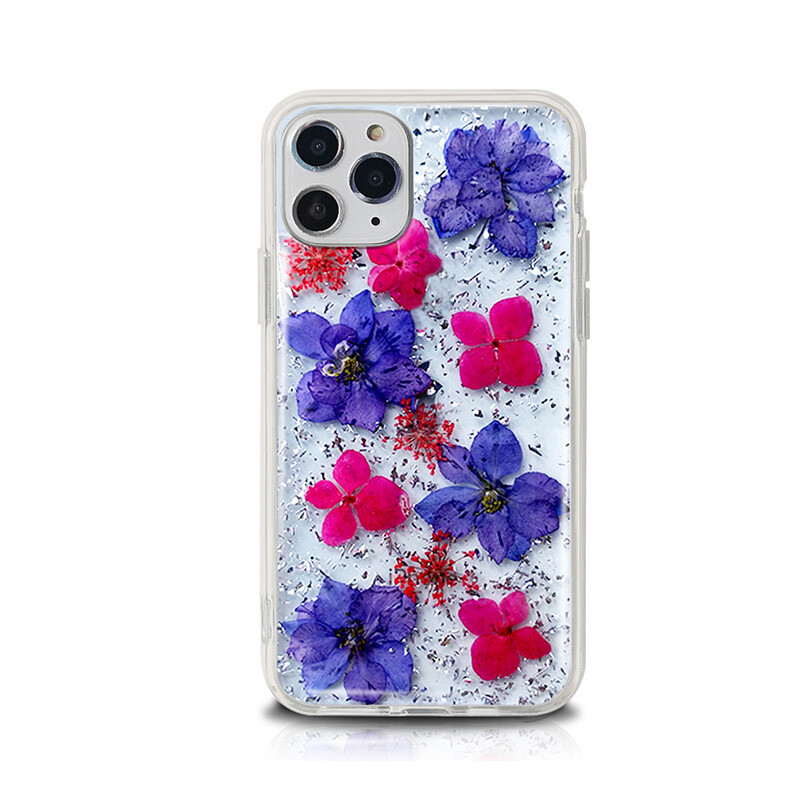 Husa Cover Silicon X-Fitted Flora pentru iPhone 12 Mini Multicolor thumb