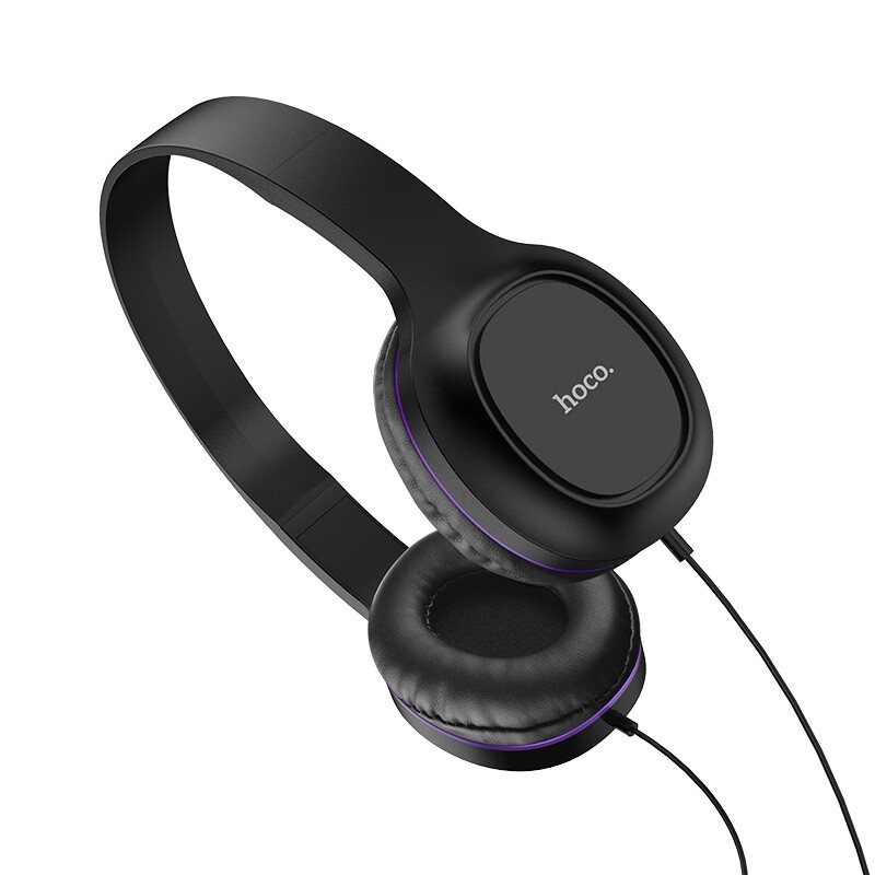 Set Casti Audio In-Ear Si On-Ear Hoco W24 Jack 3.5mm 1.2m Mov thumb