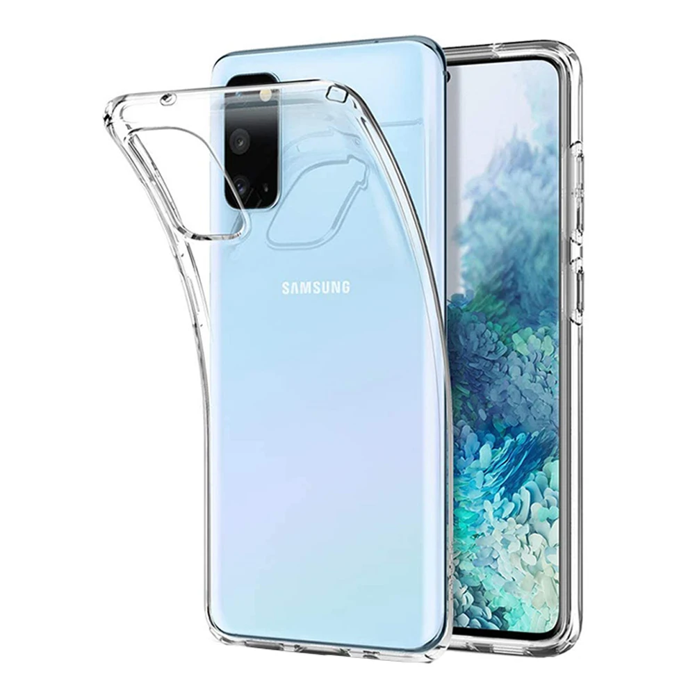 Husa Cover Silicon Slim X-Fitted Jacket pentru Samsung Galaxy S20 Plus Transparent thumb