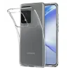 Husa Cover Silicon Slim X-Fitted Jacket pentru Samsung Galaxy S20 Ultra Transparent