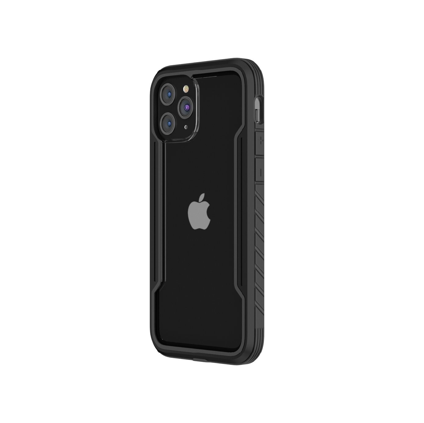 Husa Cover TPU AmazingThing Military Drop pentru iPhone 12 Mini Transparent Rama Negru thumb