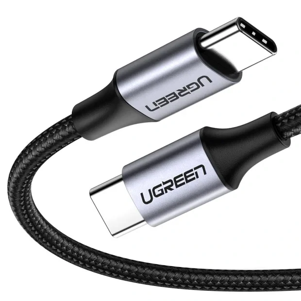 Cablu Date USB C la USB C Ugreen 5A 2m Gri