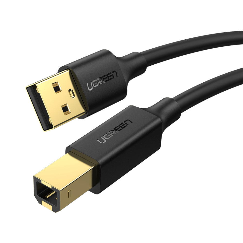 Cablu de Imprimanta Ugreen Usb 2.0 AM to BM 1.5m Negru thumb