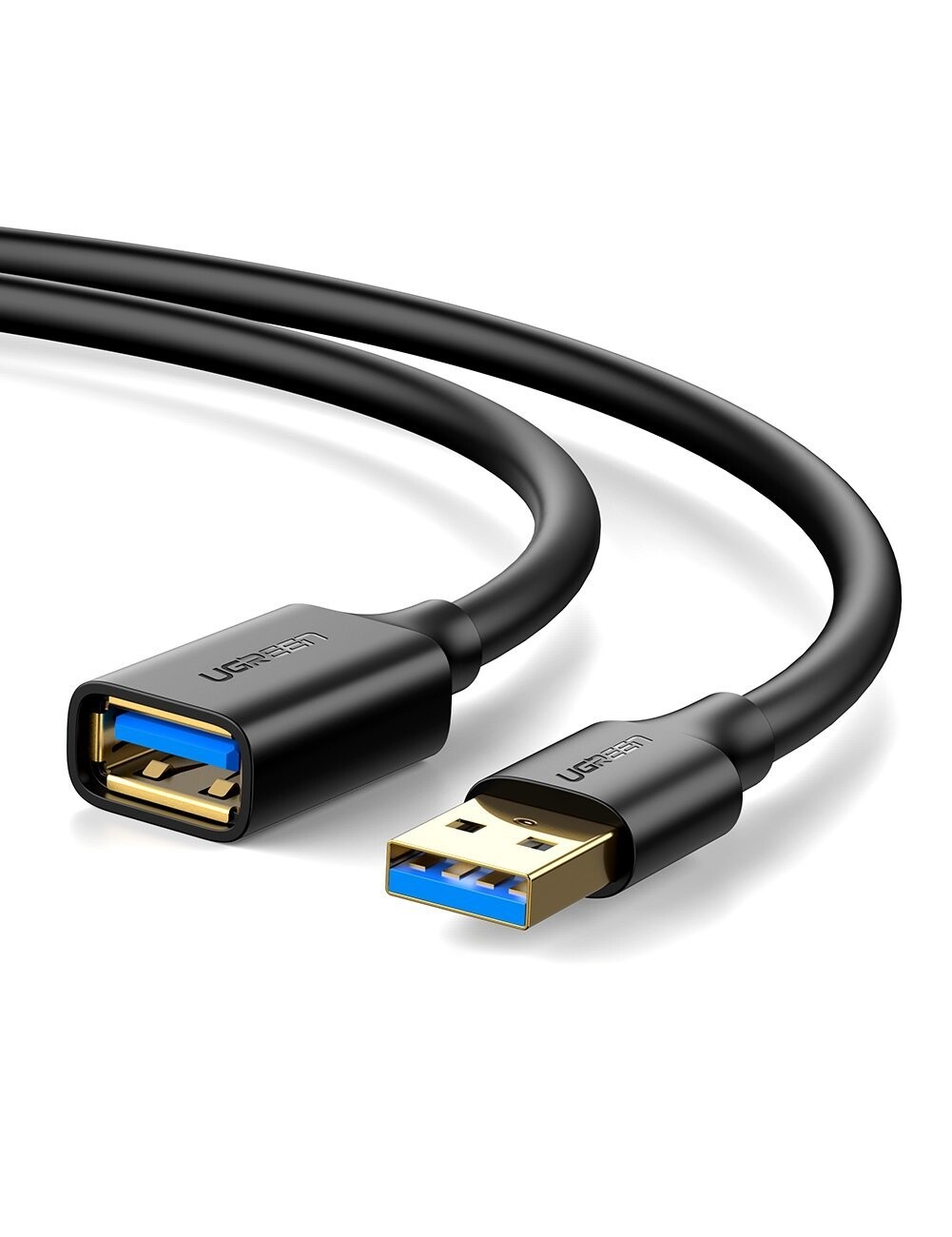 Cablu USB A Tata la USB Mama Usb 3.0 Ugreen Negru thumb