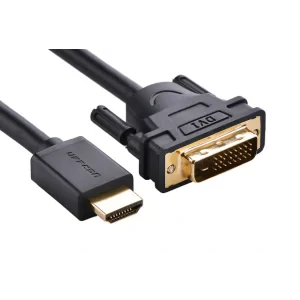 Cablu HDMI Ugreen HD106 to DVI-D 24 + 1 1.5m Negru