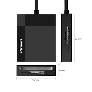 Cititor de Carduri SD 4in1 Usb 3.0 Ugreen Negru thumb