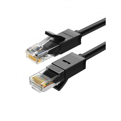 Cablu Ethernet CAT 6 UTP Ugreen 0.5m Negru thumb