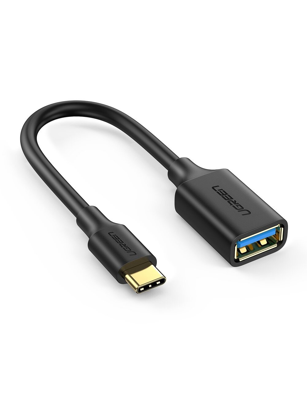 Cablu OTG la Usb-C 3.0 Ugreen 0.7m Negru thumb