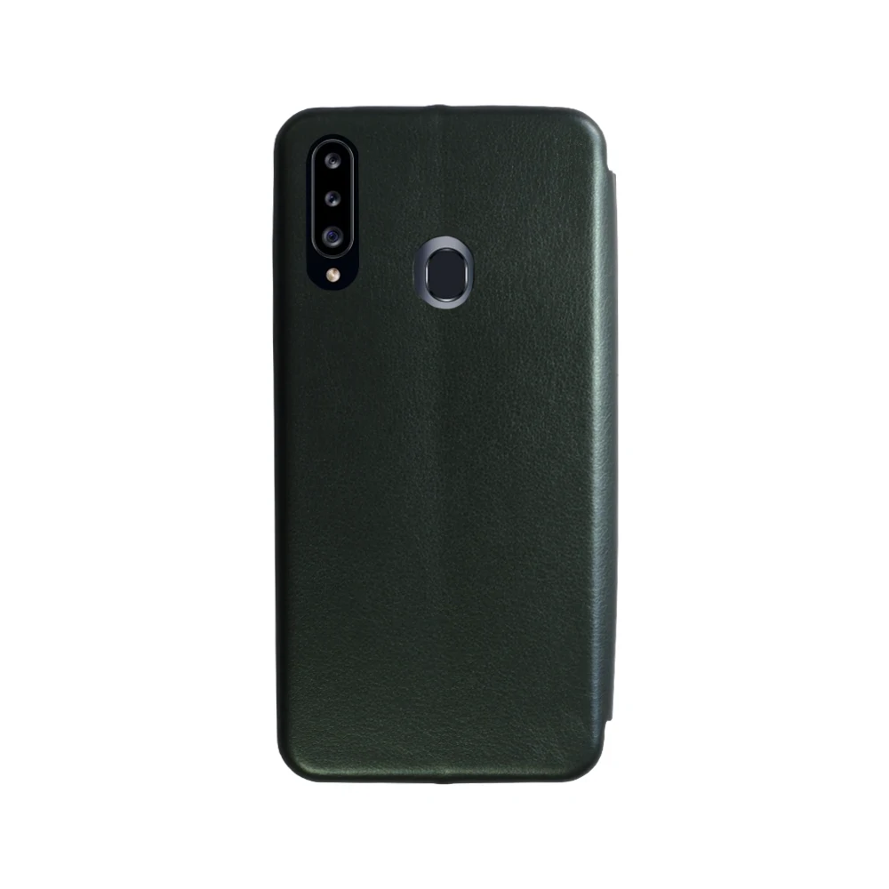 Husa Book OC Piele Ecologica pentru Samsung Galaxy A20s Verde thumb