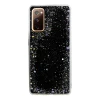 Husa Cover Silicon Brilliant Glitter pentru Samsung Galaxy S20 FE/S20 FE 5G Negru