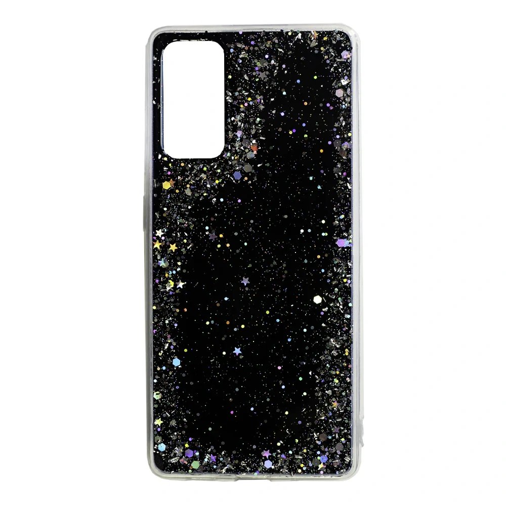 Husa Cover Silicon Brilliant Glitter pentru Samsung Galaxy S20 FE/S20 FE 5G Negru thumb