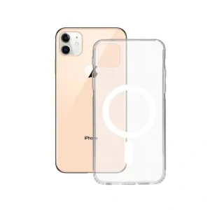 Husa Cover Ksix Flex MagCharge pentru iPhone 12 Mini Transparent