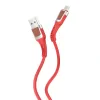 Cablu Date Micro Usb Hoco U81 Jazz Textil 1.2m Rosu