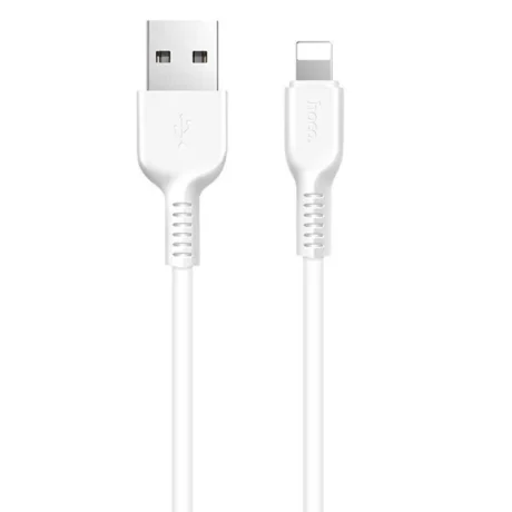 Cablu Hoco X13 Lightning 1m Alb