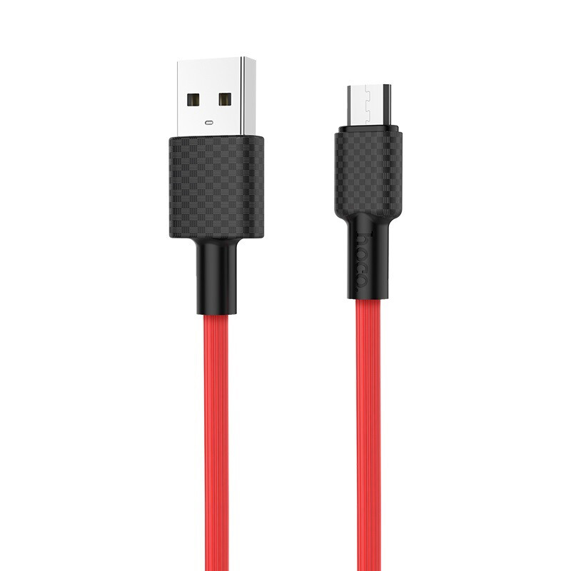 Cablu Micro Usb cu incarcare rapida Hoco X29 1m Rosu thumb