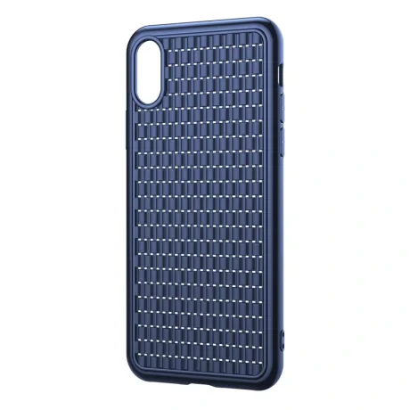 Husa iPhone X/XS BV 2nd Generation, Baseus Albastra