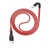 Cablu Date Micro Usb Hoco X44 Soft Silicone 1m Rosu
