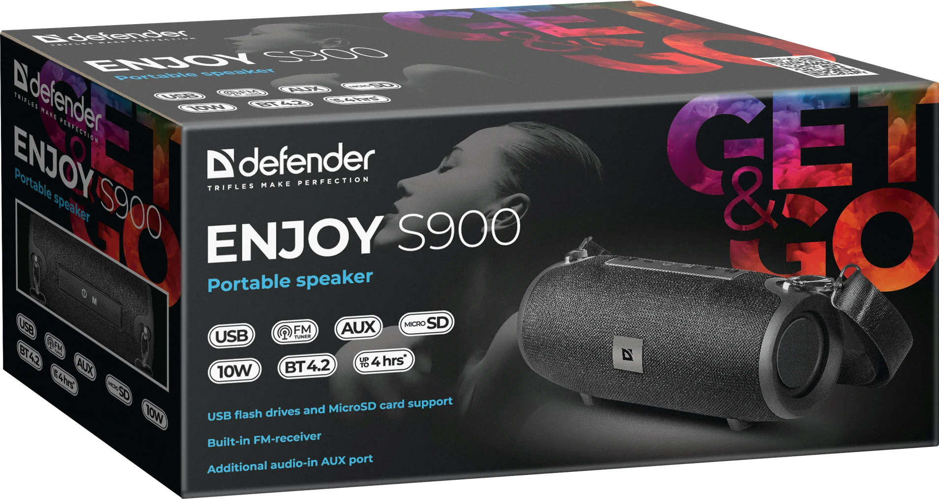 Boxa Bluetooth Defender Enjoy S900 10W BT 5.0 Negru thumb