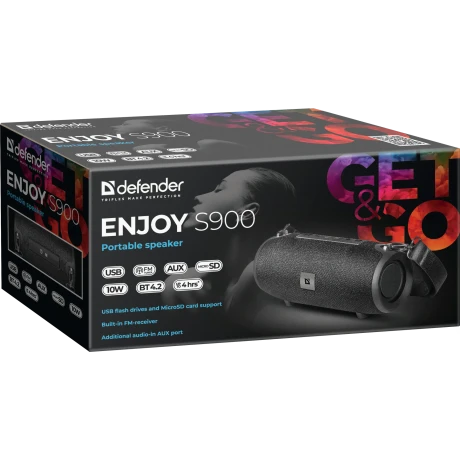 Boxa Bluetooth Defender Enjoy S900 10W BT 5.0 Negru