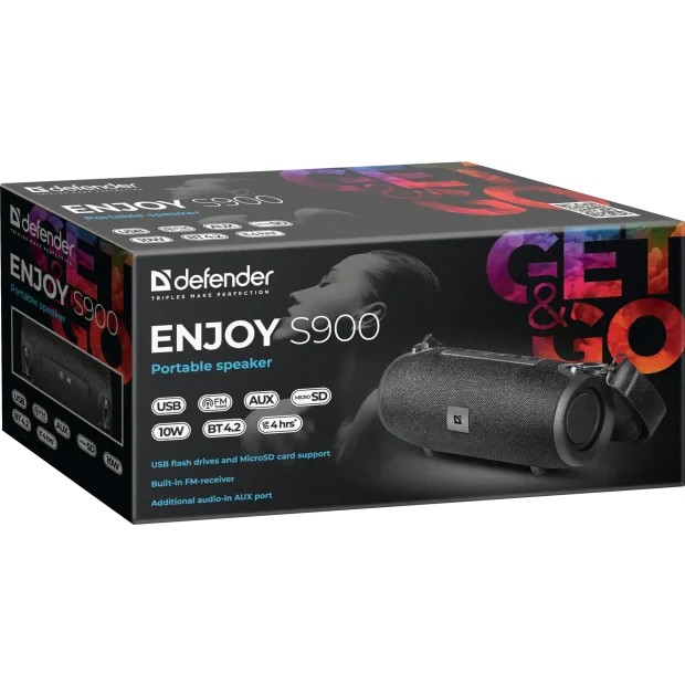 Boxa Bluetooth Defender Enjoy S900 10W BT 5.0 Negru