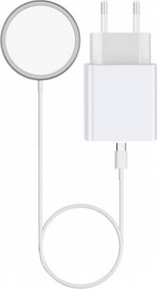 Set Incarcator Retea Magcharger 20W + Cablu Date Lightning 1m White thumb
