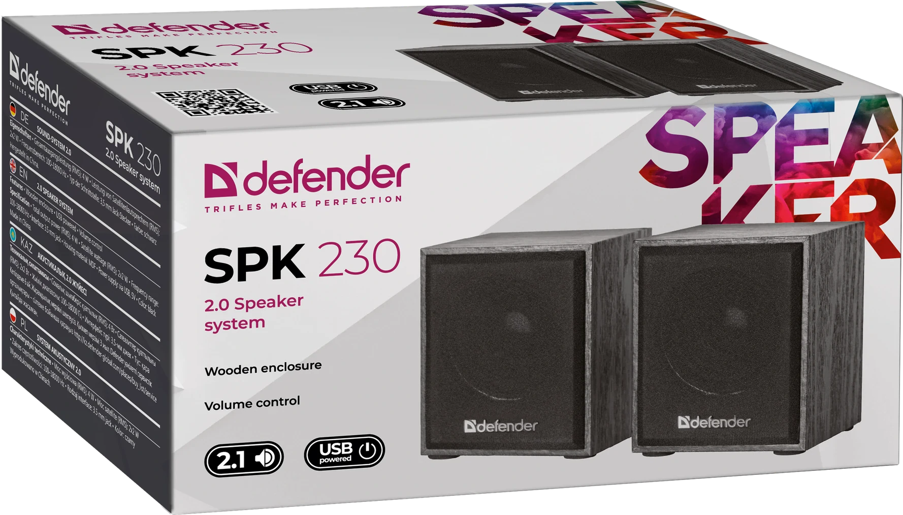 Sistem Audio Defender SPK 230 4W Jack 3.5mm Negru thumb