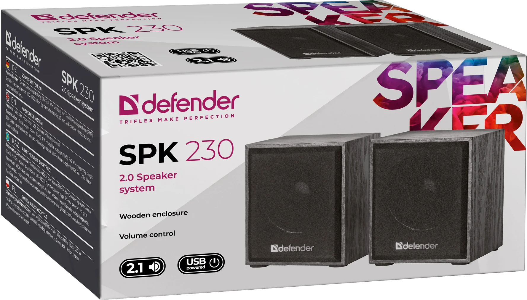 Sistem Audio Defender SPK 230 4W Jack 3.5mm Negru thumb