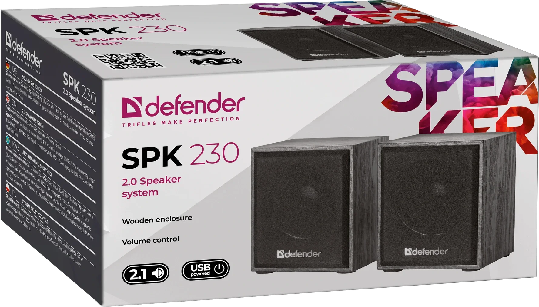 Sistem Audio Defender SPK 230 4W Jack 3.5mm Negru