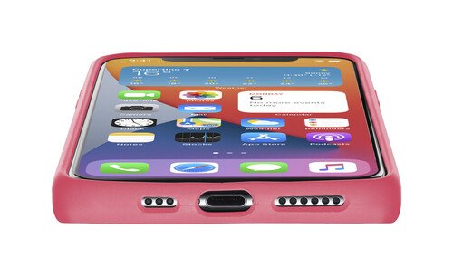 Husa Cover Cellularline Silicon Soft pentru iPhone 12 Mini Coral thumb