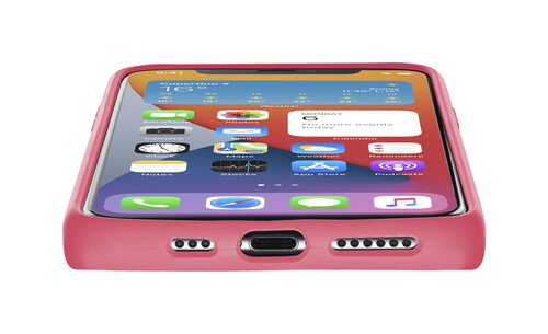 Husa Cover Cellularline Silicon Soft pentru iPhone 12 Mini Coral thumb